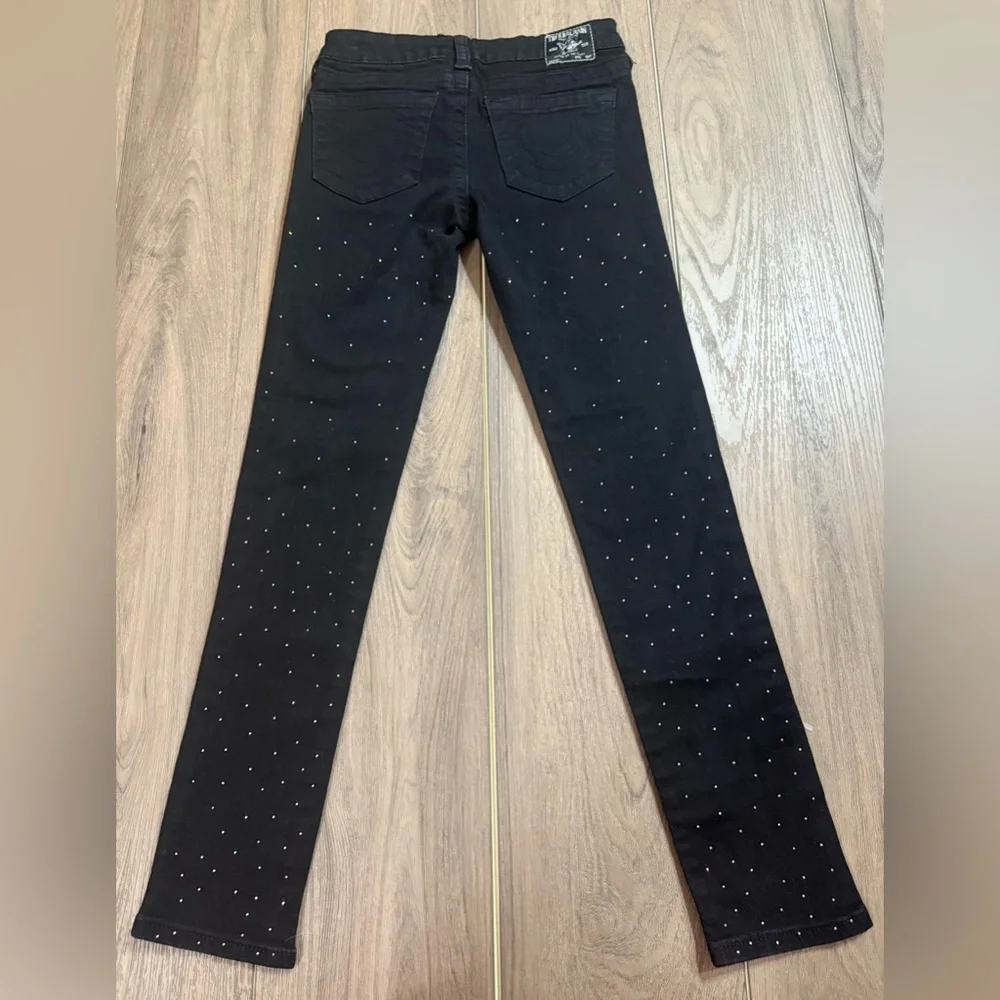 Girls True Religion Halle mid rise super skinny sz 10